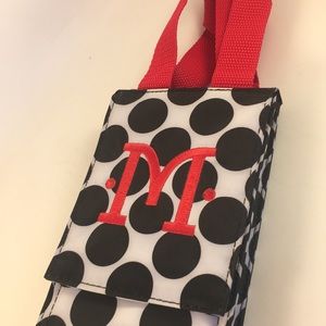 Thirty One monogrammed ‘M’ insulated wine carrier